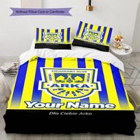 Name Custom ARKA GDYNIA TAPETA Pattern Bedding Set Quilt Cover Pillowcase Home Decor Gift (1 * duvet cover + 2 * pillowcase, without core) 135x200cm