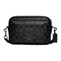 COACH Elise Coated Canvas With Cow Leather Crossbody Bags Men's Black CJ510-QBO4G One Size 1
