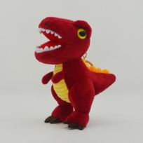 14cm Animacinis dinozauras Pliušinis žaislas Raktų pakabukas Linksmas Tironozavras Maža lėlė Mergaitės krepšio dekoracija Pakabukas Pliušinė dinozauro lėlė Dovana brown