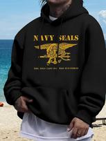 Navy SEALs Graphic hoodie-Casual Pullover Sweatshirt - Casual XL black