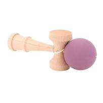 Kendama medinis Kendama žaislas Nešiojamas Kendama gerina rankų ir akių koordinaciją su virvele patalpoms ir laukui beige
