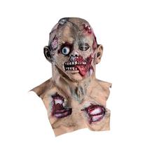 Spooky Skull Skeleton Headband Scary Ghost Face Mask Haunted House Party Costume Props for Halloween Adults gray