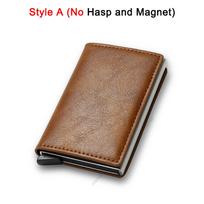 Anti Thief Rfid Credit Card Holder Smart Minimalist Wallet Pocket Men Women Slim Cardholder Bank Cash Creditcard Case Bag Purse ruda