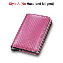 Anti Thief Rfid Credit Card Holder Smart Minimalist Wallet Pocket Men Women Slim Cardholder Bank Cash Creditcard Case Bag Purse