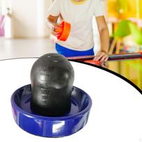 Air Hockey Pusher for Adults and Kids Standard Slider Goal Handles mėlyna