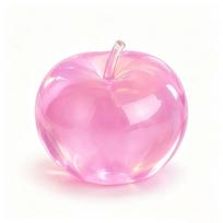 Jelly Texture Apple Maltose Squishy Stress Ball Slow Rising Squeeze Asmr Sensory Vent Toy Anti Stress Anxiety Relief Desk Decor pink