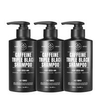 Caffeine Triple Black Shampoo 500ml (Set of 3) gray