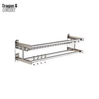 Longdai HCF Nerūdijančio plieno vonios lentyna be gręžimo 60cm gray