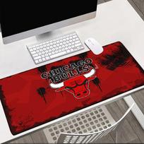 Chicago-Bulls Logo   Mouse pad Office Desk Mat, Gaming Mouse Pad Mousepad, keyboard pad,Heavy-Duty Non-Slip Rubber Backing, Gift 30cmx60cm black