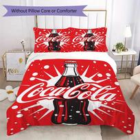 Christmas gift Halloween themed cola beverage Coca Cola provides comfortable bedding covers and pillowcases for home use (without core) K29 140x200cm