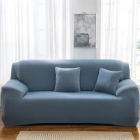 Elastiniai sofos užvalkalai vientisos spalvos svetainei L formos sekciniai kampiniai užvalkalai sofos kėdės apsauga 1/2/3/4 sėdimos vietos 1-Seat 90-140cm