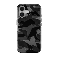 Burga Apple iPhone 17 Magsafe Night Black Camouflage dėklas