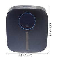 Wall-Mounted Touch-Free Foaming Soap Dispenser Rechargeable Automatic Sensor for Home Office Hotel Use Touchless Hygienic tamsiai mėlyna spalva