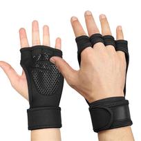 Fingerless Gym Gloves Hand Grips Gloves With Wrist Support For Women And Men - For Crossfit, Gymnastics, Calisthenics, Weight Lifting Pull Up Bar Kett L juoda