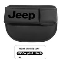 For Jeep Car Seat Gap Storage Box Pocket Wallet Key Cup Phone Holder Cherokee Wrangler JK Gladiator Compass Renegade Patriot black