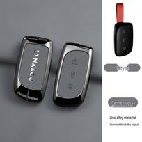 Lynk & Co 900 Key Cover, 2025 Z20 New Energy Z10 Car Metal Buckle Shell for Men gray