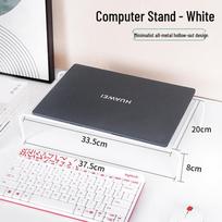 Metal Desktop Stand for Laptop, Monitor, and Kitchen Use gray