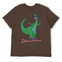 Denveris Paskutinis dinozauras Pelės kilimėlis Marškinėliams Sa Harajuku Sportinis viršus Marškinėliai Juokinga grafika Kelioninė grafika JAV dydis S green