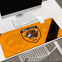 Hull City Fire Emblem   Mouse pad Office Desk Mat, Gaming Mouse Pad Mousepad, keyboard pad,Heavy-Duty Non-Slip Rubber Backing, Gift 30cmx60cm orange