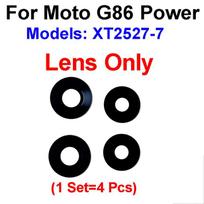 Skirta Motorola Moto G86 G86 Power XT2527-2 XT2527-7 Galinės kameros stiklinis lęšio dangtelis Pagrindinės kameros lęšio stiklas su rėmeliu Pakeitimas G86-Power Lens only blue