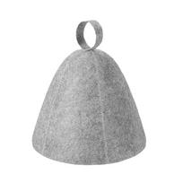 Heat Resistant Sauna Hat Breathable Felt Steam Room Cap Relaxation Gear Sauna Cap  Spa Session pilka