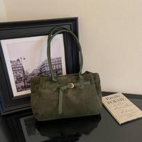 Women S Suede Matte Shoulder Bag Casual Fashion Small Ladies Handbag žalia