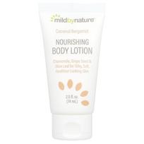 Mild By Nature, Maitinantis kūno losjonas, Kokosų ir bergamotės, 2,5 fl oz (74 ml) white
