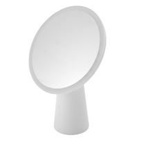 Sunscreen Test Mirror 7.6 Inch Type C Rechargeable Support Phone Charging Portable Travel Makeup Mirror with LED Light white
