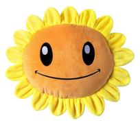 Plants Vs Zombies Sunflower Peashooter Kernel-pult Plush Doll Toy Pillow Toy Figures Soft Large Zombie Pillow Teens Holiday Gift brown