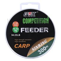 FTK 300M/ 328yds Fluorocarbon danga padengtas žūklės valas 0,14 mm–0,50 mm 15,35 LB-44,75 LB anglies pluošto lyderis žvejybos masalas, viela, nuskendęs valas Japonija 300m-0.35mm-34.22LB