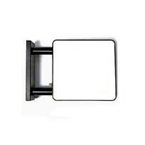 Round Square LED Refrigerator Magnet Light Sign Miniature DIY Glowing Fridge Magnet  Restaurant Style 1