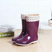 „Miaoguan High Top“ vandeniui atsparūs batai nuo lietaus, moteriški batai nuo lietaus pavasario/rudens PVC mados neslystantys moteriški batai nuo lietaus 40 gray