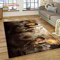 3D L-Žiedų Valdovas H-Hobitas Filmas HD Kilimas Svetainės Miegamojo Namų Dekoras, Neslystanti Dekoracija Sofai Durų Kilimėlis Dovana 40x60cm( 15x23in ) brown