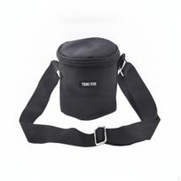 Dumbbell Bag with Shoulder Strap Cylindrical Plate Padded for Gym Goers, Athletes, gray