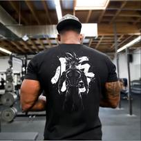 Dragon Ball Anime Son Goku Printed T shirt Men's and Women's T shirt Men's Top Sports T shirt Men's T shirt Summer Tee 2026 New 150 gray