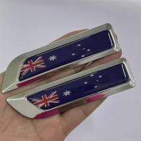 Suitable for cars in the UK Germany France USA Italy China Metal modified fender stickers Side markers gray