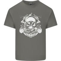 Marine Scuba Diver Navy Seals SBS Diving Unisexs Light Cotton TShirt 4XL white