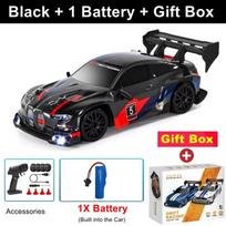 RC Drift Car 2.4G Radio Remote Control Car 4WD 20KM/H High Speed Racing Vehicle 4X4 Off-Road Truck with LED Lights Toy Gift