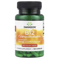 Swanson, Vitamin B12, 500mcg, 100 capsules