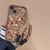Flower Wrist Lanyard Case For Huawei Honor 400 200 Pro 90 Magic 7 Lite 7 8 Pro X7D X9D X8C X7B X8B X9B X9A X8A X7A X6A X8 Cover Honor 90 Lite gray