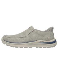 Skechers Arch Fit Superior Talbert Men Brown Low Top Casual Shoes Comfort Stylish Versatile 205490-TPE 41 gray
