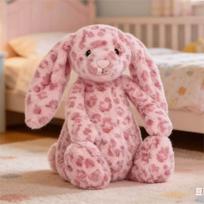 Naujas modelis 30cm mielas ilgaausis triušio pliušinis žaislas labai minkštas baltas rožinis bunny lėlė miegantys pliušiniai žaislai namų dekoras dovanos mergaitei