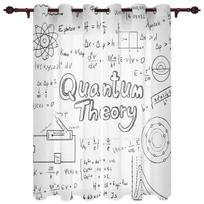 Matematika Fizika Formulė Modernios Langų Užuolaidos Svetainei Prabangus Miegamojo Žaliuzės Užuolaidos Durų Užuolaidos 135W x 135H(cm) white