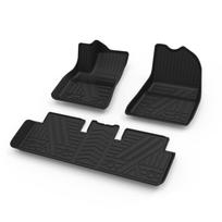 2025 Fiat ABARTH 500/695 TPE Waterproof Half-Cover Floor Mats TPE mats (5 seats) black