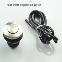 Nerūdijančio plieno 25 mm oro jungiklis maisto atliekų šutintuvui ir sūkurinei voniai 32S Air Switch gray