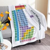 Chemijos Mokslo Elementų Periodinė Lentelė Flanelės Mesti Antklodė Itin Minkšta Lengva Lovai Svetainei Visų Sezonų 70x100cm-XS gray