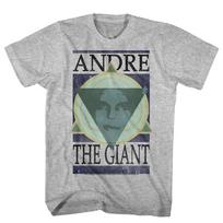 Andre The Giant WWE Wrestling Legend Andre Geometrics Men's T Shirt  Unisex T-Shirt L gray