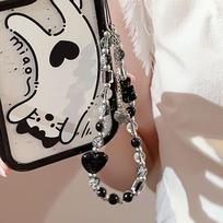 Beaded Phone Anti-lost Rope Bohemia Phone Case Chain Straps Summer Phone Lanyard 1 gray