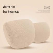 Mercedes-Maybach Suede Velvet Headrest Neck Protection Pillow & Lumbar Support Cushion Universal