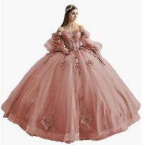 One-word shoulder evening dress flower tutu skirt bubble sleeve 1011 new dress birthday party skirt XL